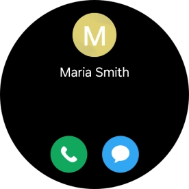 Press the call icon. Press the call icon.