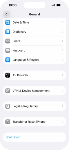 Press Transfer or Reset iPhone. Press Transfer or Reset iPhone.