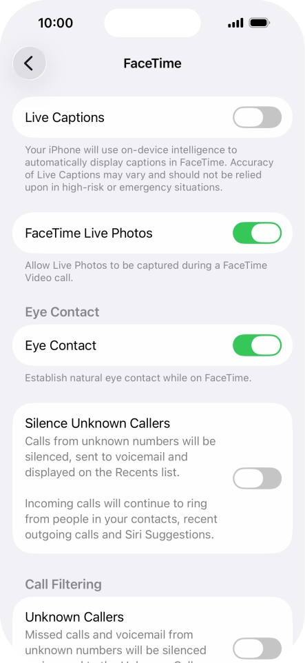 Press the indicator next to Press the indicator next to