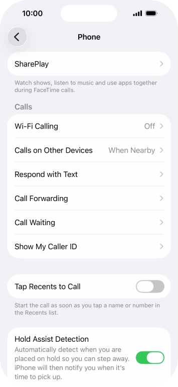 Press Wi-Fi Calling. Press Wi-Fi Calling.