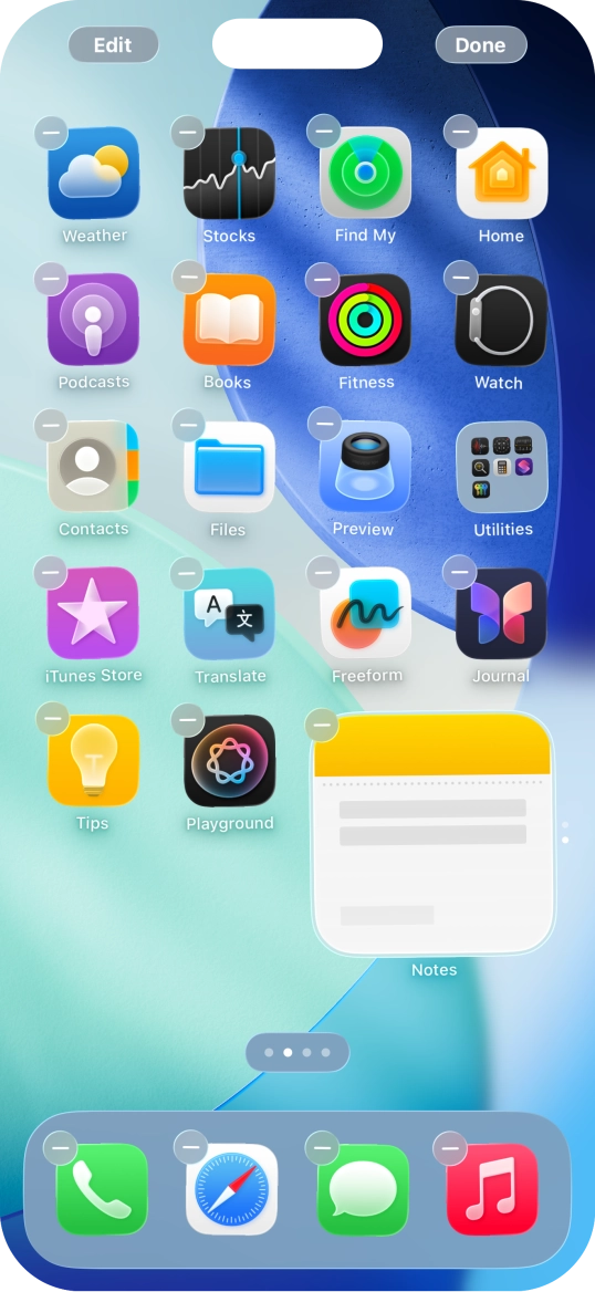 Press Done. Press Done.