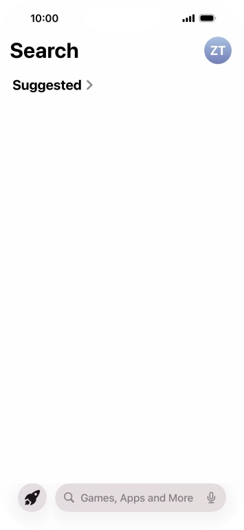 Press the search field and key in the name or subject of the required app. Press the search field and key in the name or subject of the required app.