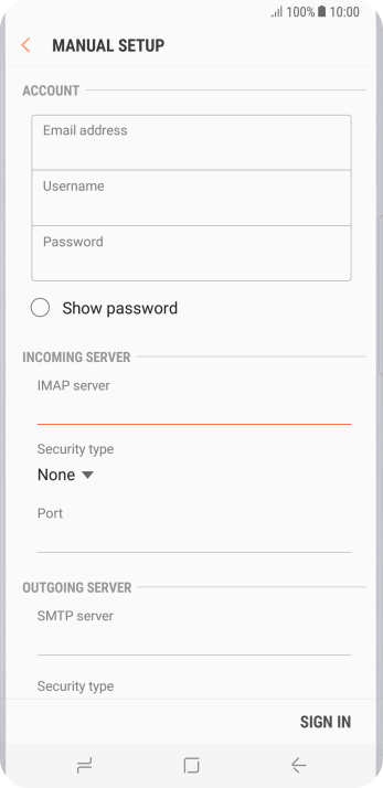 Press the drop down list below Press the drop down list below