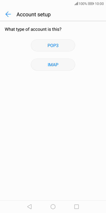Press IMAP. Press IMAP.