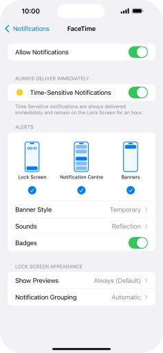 Press the indicator next to Press the indicator next to
