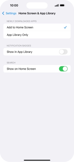 To add new downloaded apps to both the home screen and App Library, press Add to Home Screen. To add new downloaded apps to both the home screen and App Library, press Add to Home Screen.