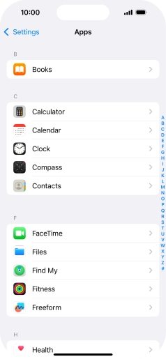 Press FaceTime. Press FaceTime.