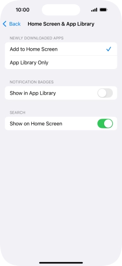 To add new downloaded apps to both the home screen and App Library, press Add to Home Screen. To add new downloaded apps to both the home screen and App Library, press Add to Home Screen.