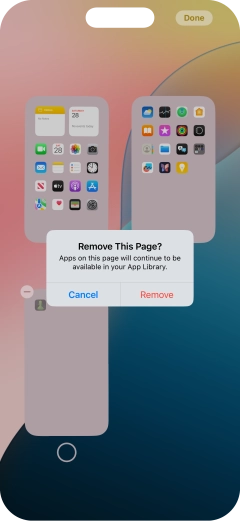 Press Remove. Press Remove.