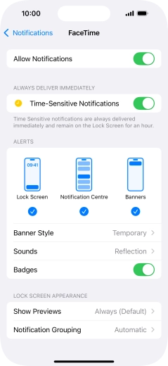 Press the indicator next to Press the indicator next to
