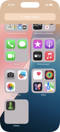 Press and hold the required app. Press and hold the required app.