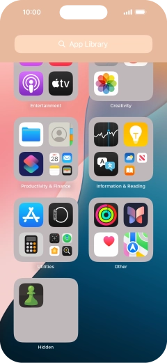 Press and hold the required app. Press and hold the required app.