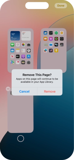 Press Remove. Press Remove.