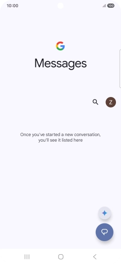 Press the profile icon. Press the profile icon.