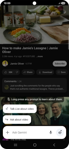 Press Ask about this video. Press Ask about this video.
