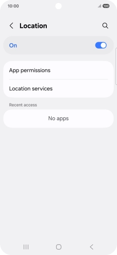 Press App permissions. Press App permissions.