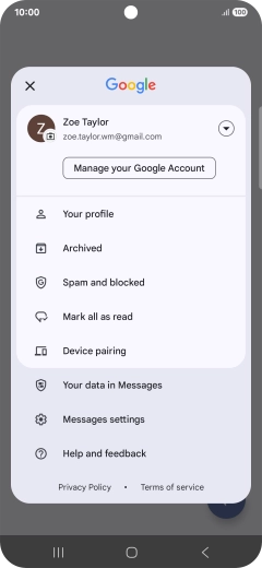 Press Messages settings. Press Messages settings.