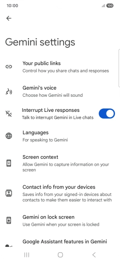 Follow the instructions on the screen to select the required settings. Follow the instructions on the screen to select the required settings.