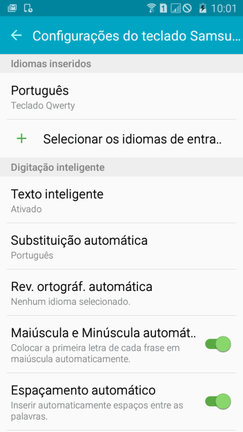 Pressione Selecionar os idiomas de entra... Pressione Selecionar os idiomas de entra...