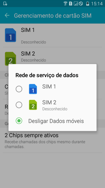Pressione o chip desejado. Pressione o chip desejado.
