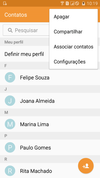 Pressione Configurações. Pressione Configurações.