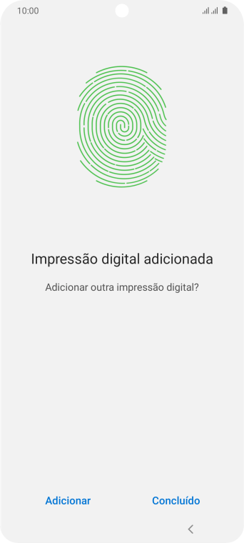 Pressione Concluído. Pressione Concluído.