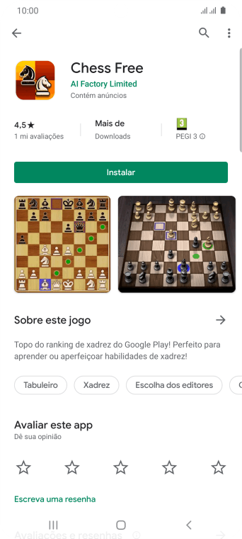 Pressione Instalar, e siga as indicações da tela para instalar o app. Pressione Instalar, e siga as indicações da tela para instalar o app.