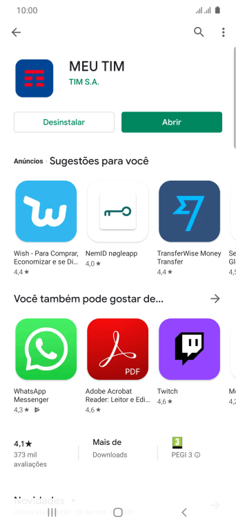 Pressione a tecla de início para finalizar e voltar à tela inicial. Pressione a tecla de início para finalizar e voltar à tela inicial.