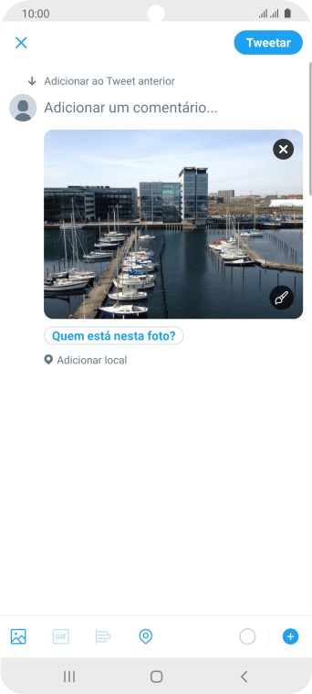 Pressione o campo de escrever, e digite o texto desejado. Pressione o campo de escrever, e digite o texto desejado.