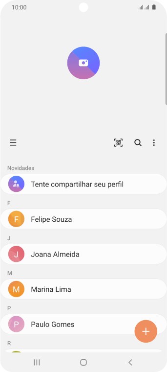 Deslize para a direita a partir do lado esquerdo da tela. Deslize para a direita a partir do lado esquerdo da tela.