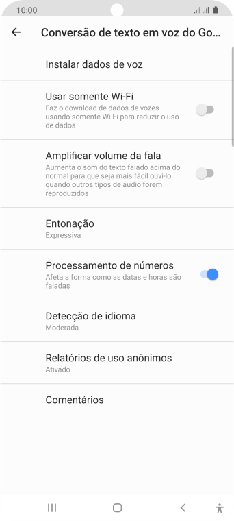 Pressione a tecla de início para finalizar e voltar à tela inicial. Pressione a tecla de início para finalizar e voltar à tela inicial.