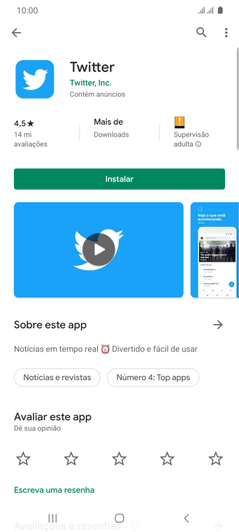 Pressione Instalar, e siga as indicações da tela para instalar o app. Pressione Instalar, e siga as indicações da tela para instalar o app.