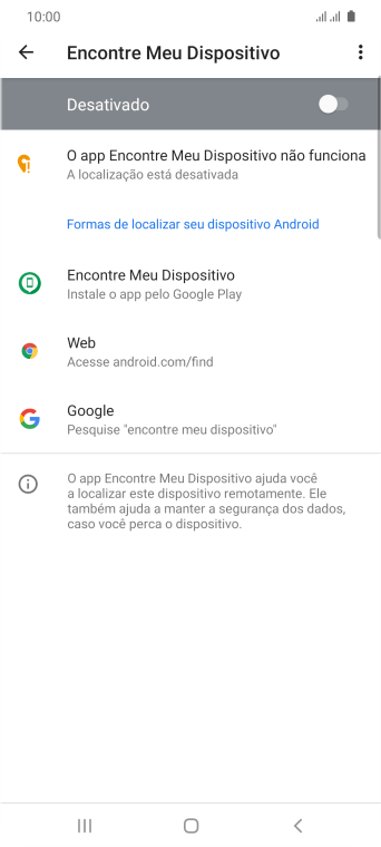 Pressione o indicador para ativar a função. Pressione o indicador para ativar a função.