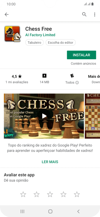 Pressione INSTALAR, e siga as indicações da tela para instalar o app. Pressione INSTALAR, e siga as indicações da tela para instalar o app.