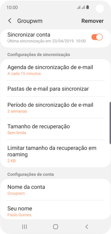 Pressione o indicador ao lado de Pressione o indicador ao lado de