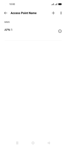Press the add icon. Press the add icon.