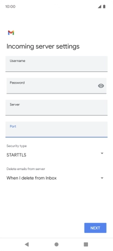 Press the drop down list below Press the drop down list below