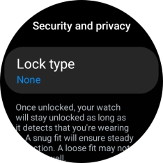 Press Lock type. Press Lock type.
