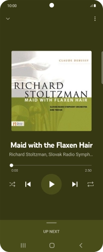 Press arrow right to go to the next audio file. Press arrow right to go to the next audio file.
