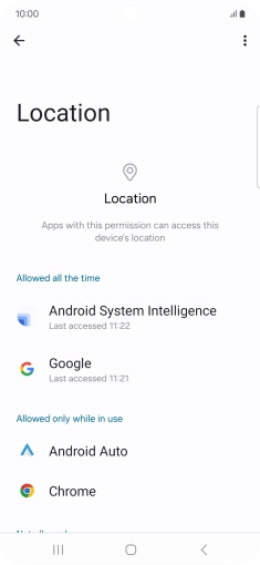 Press the required app. Press the required app.