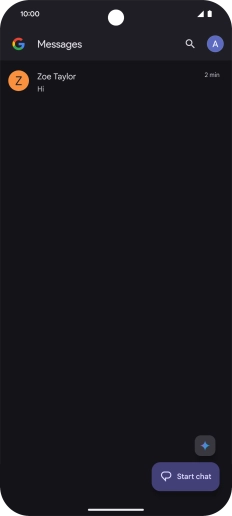 Press the profile icon. Press the profile icon.