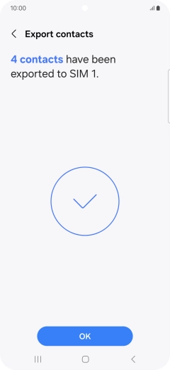 Press OK. Press OK.