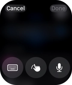 Press the keypad icon. Press the keypad icon.