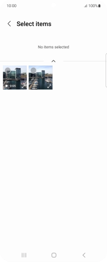 Press the required picture. Press the required picture.