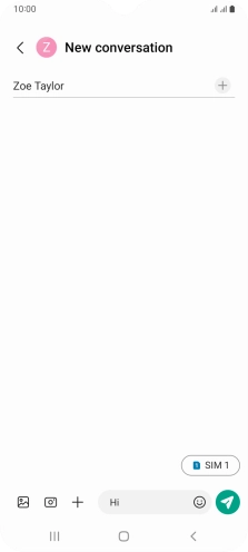 Press the picture icon. Press the picture icon.