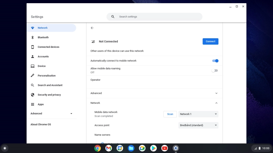 Click the drop down list. Click the drop down list.