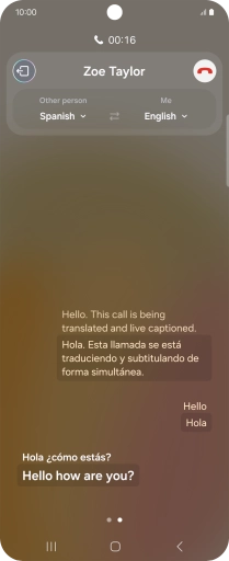 Say the required word or phrase and wait for the translation. Say the required word or phrase and wait for the translation.
