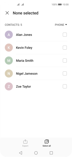 Press Select all. Press Select all.
