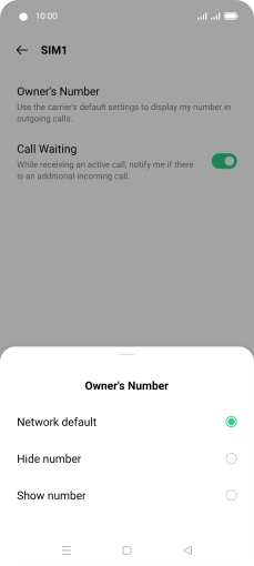 Press Show number to turn on caller identification. Press Show number to turn on caller identification.