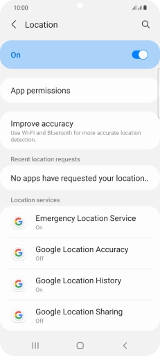 Press App permissions. Press App permissions.